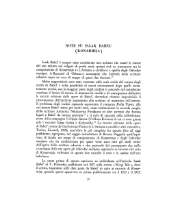 note su isaak babel` (konarmija)