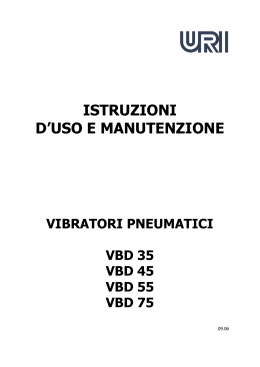 URI manuale vibratori pneumatici