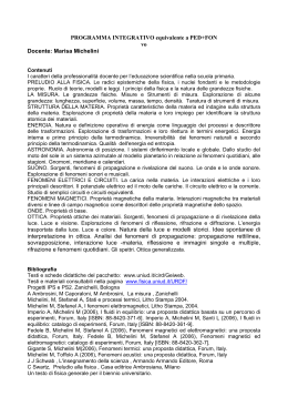 Programma integrativo PED-FON - Università degli Studi di Udine