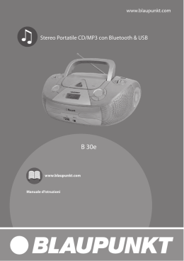 Stereo Portatile CD/MP3 con Bluetooth & USB
