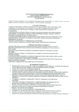 PATTCi EDUCATIVO DI GORRESPONSABiL&Igrave;TA" {in base all`Art. 13