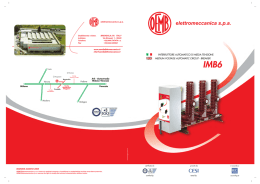Interruttore IMB6 SF6 - STEMAR rappresentanze