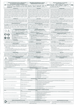 Operation and maintenance manual - Folke