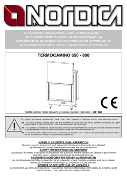 termocamino 650 - 800