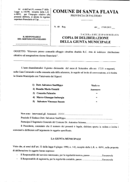 Page 1 Ls: ::::::::::: | COMUNE DI SANTA FLAVIA n.48/91, per l