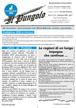 Settembre 2009 - Associazione Castiglione 2000