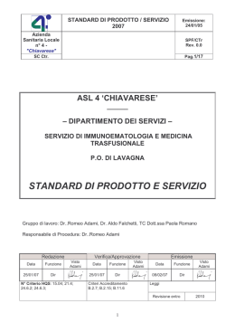 SPF CTr 2007 - ASL 4 Chiavarese
