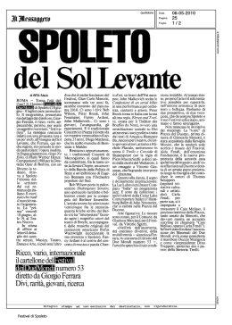 spoletu - Festival dei Due Mondi