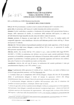 Senza titolo - Aste Giudiziarie Salerno
