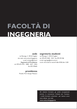 Ingegneria - Dettori Orienta