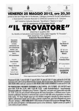 scarica la locandina - Corale Quadriclavio