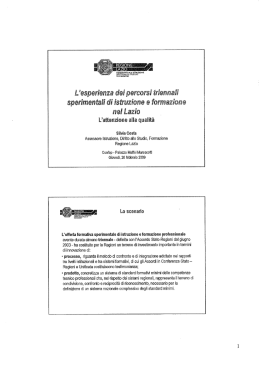 Silvia Costa Assessore istruzione, Diritto atto Studio
