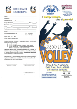 Volleys School VBC Mondov&igrave;