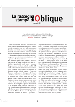La rassegna stampa diOblique
