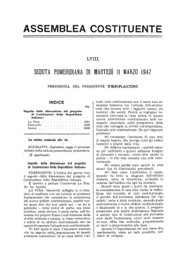 Page 1 ASSEMBLEA COSTITUENTE LVIII. SEDUTA POMERIDIANA
