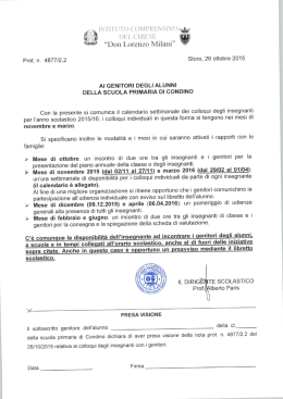 sp condino - istituto comprensivo del chiese