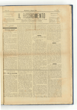 IL RISORGIMENTO, 5 maggio 1875. Giornale della citt&agrave; e Provincia di Pisa (PIS0004121 7088)