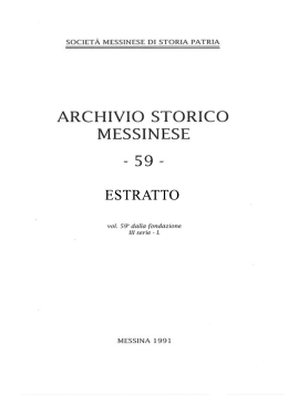 Archivio Storico messinese - 59 tavilla 59