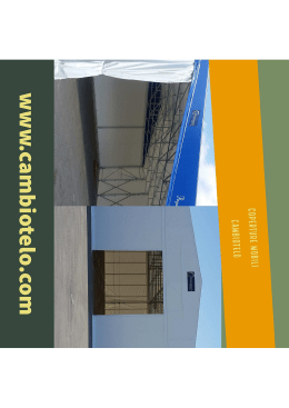 Copertura mobile in pvc