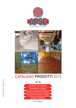 2015 CATALOGO INDURENTI E RESINE APSE 2013 v1 web light- italiano